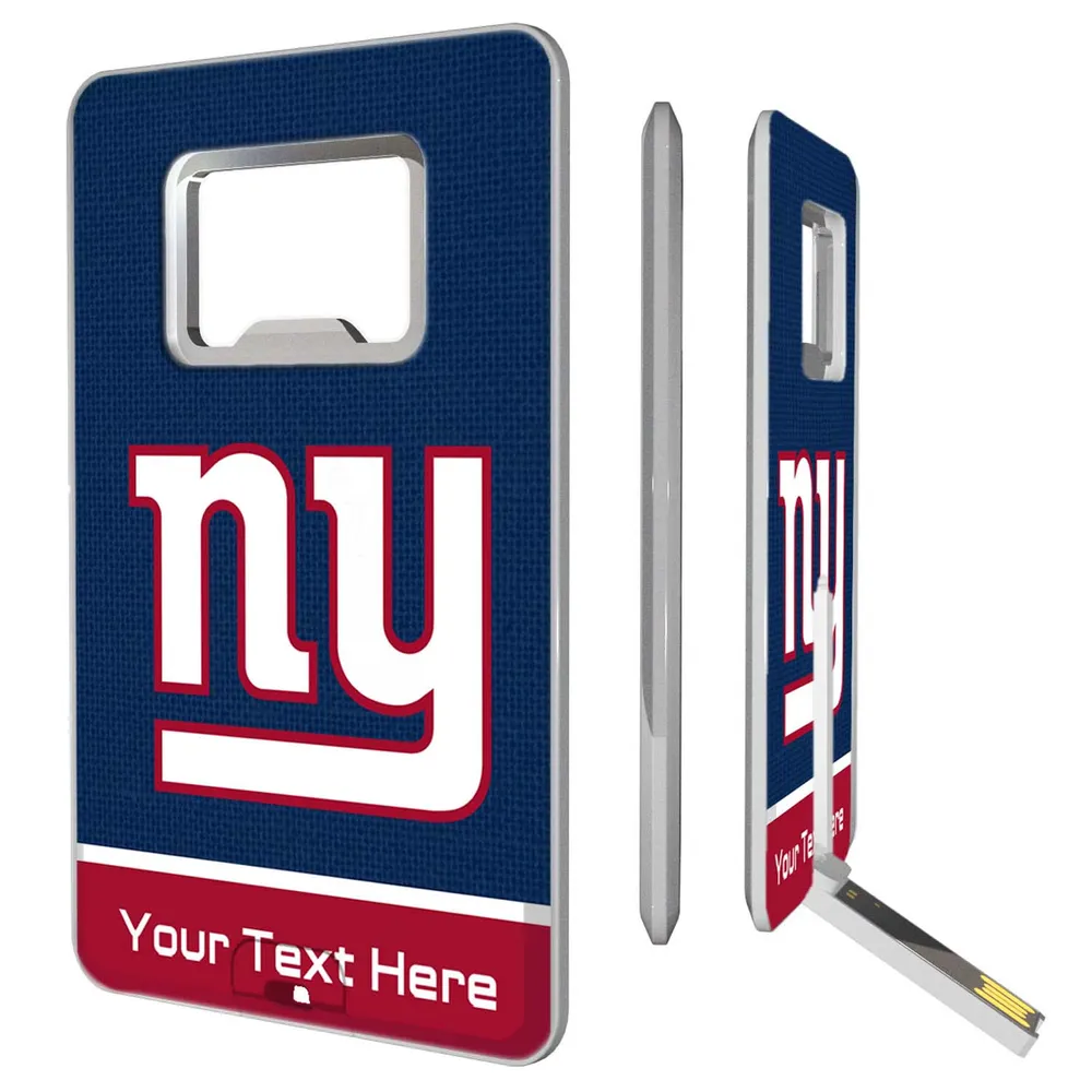 Lids New York Giants Personalized Credit Card USB Drive & Bottle