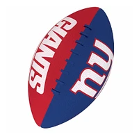 Ballon de football junior avec logo Pinwheel des Giants de New York