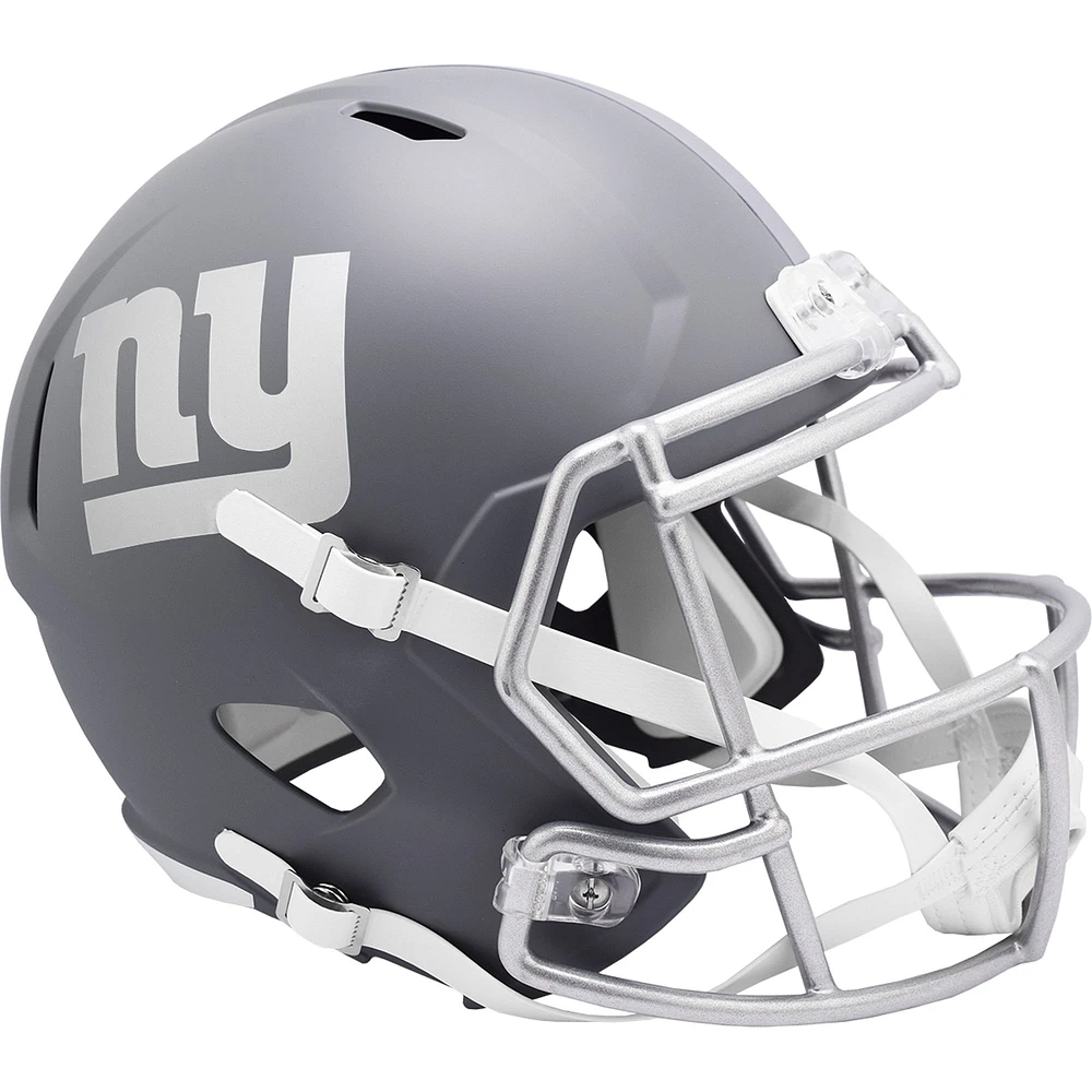 Casque réplique de vitesse alternative Slate Riddell 2024 des Giants de New York