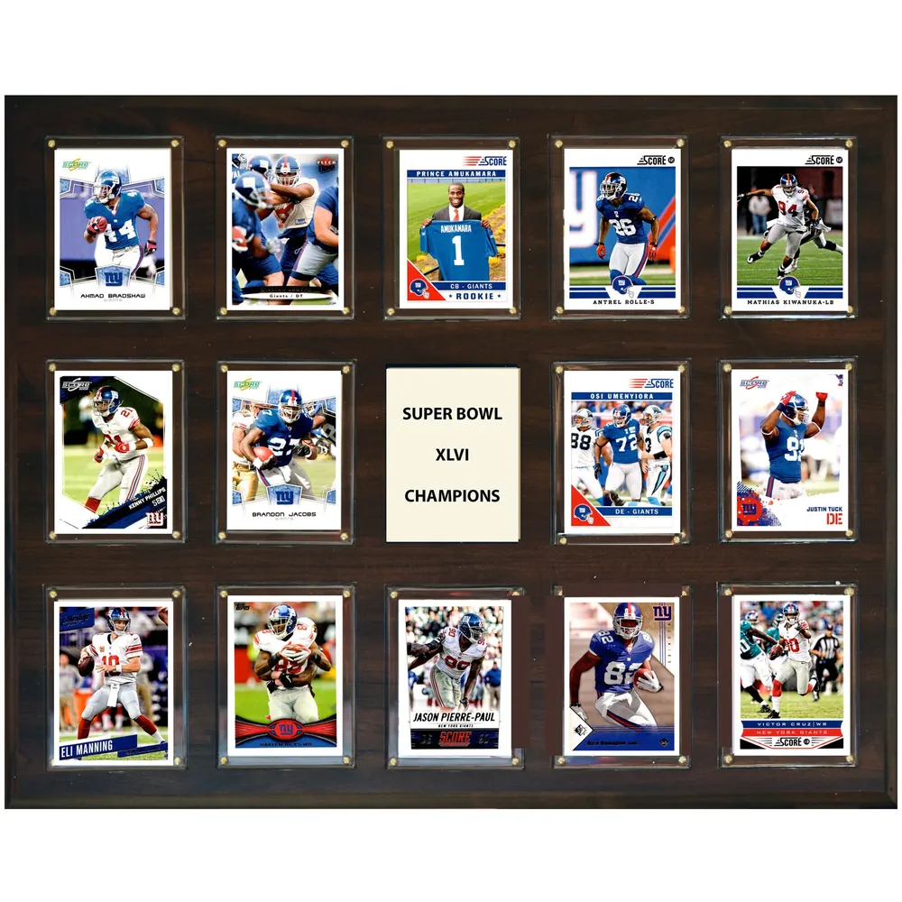 Lids New York Giants Super Bowl XLVI Champions 16'' x 20'' Plaque