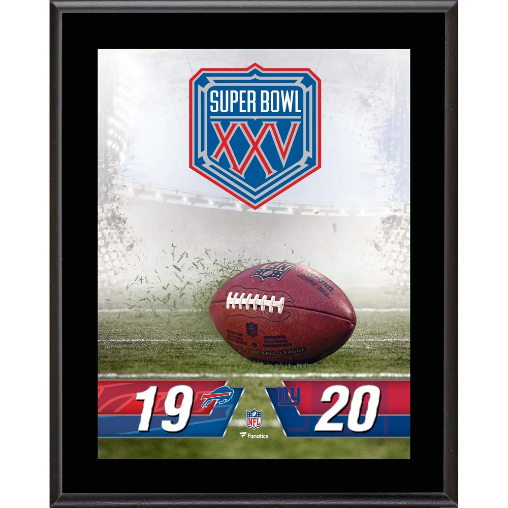 Super Bowl XXV: NY Giants (20) defeat Buffalo Bills (19) - Big