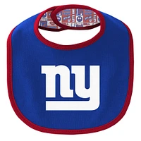 Newborn & Infant New York Giants Dynamic Duo Bodysuit, Bib Knit Hat Set