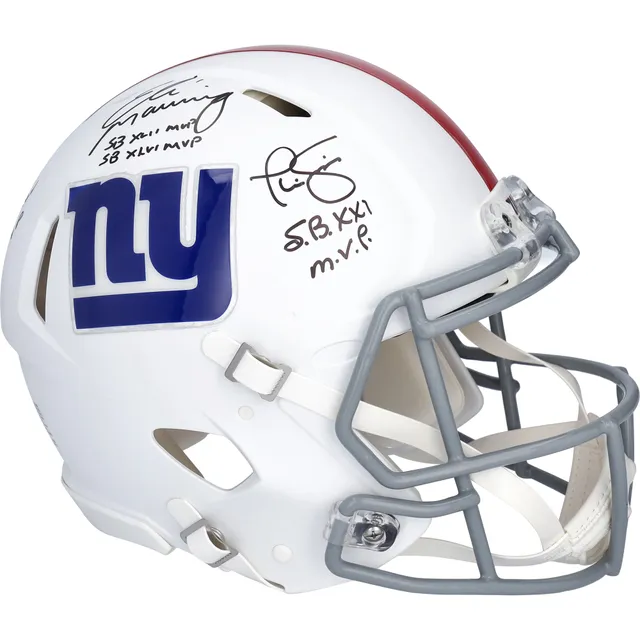 Eli Manning New York Giants Autographed Duke Pro Football with “SB XLII  MVP; SB XLVI MVP” Inscriptions