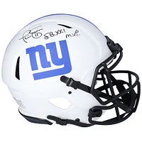 Phil Simms New York Giants Autographed Riddell Lunar Speed Authentic Helmet with "SB XXI M.V.P" Inscription