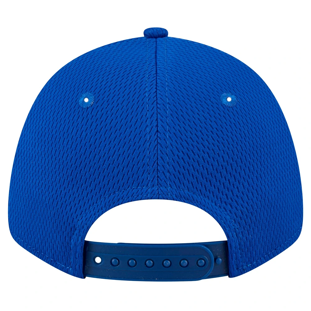 Casquette ajustable New Era Royal New York Giants Main 9FORTY pour enfants d'âge préscolaire