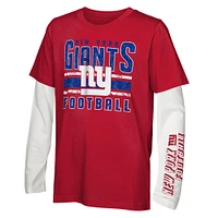 Ensemble de t-shirts the Mix pour enfants d'âge préscolaire New York Giants