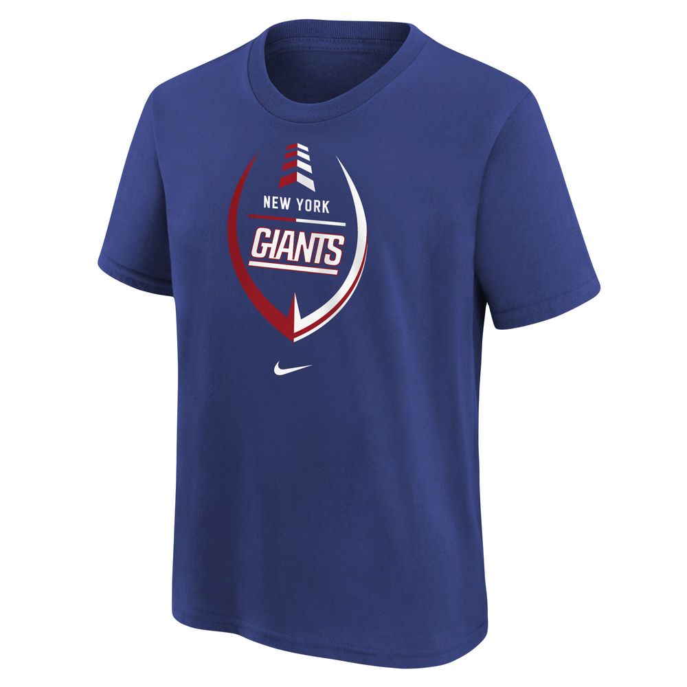 Preschool Nike Royal New York Giants Icon Wordmark - T-Shirt