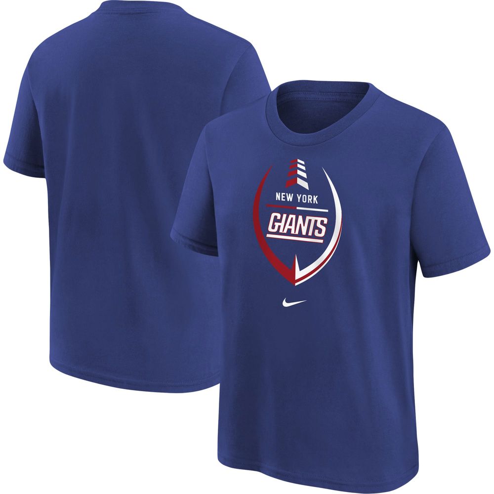 Preschool Nike Royal New York Giants Icon Wordmark - T-Shirt