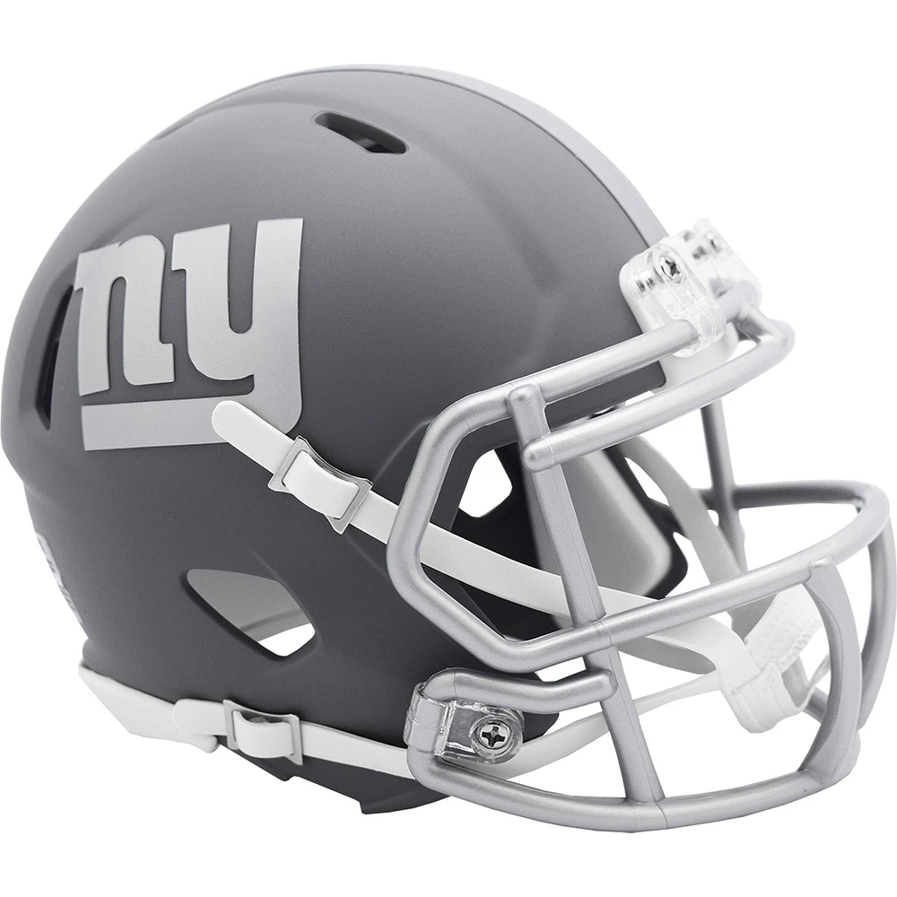 Mini casque Riddell New York Giants 2024 Slate Alternate Speed