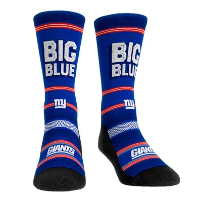 New York Giants Rock Em Socks Team Slogan Crew