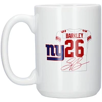 Saquon Barkley Giants de New York 15oz. Tasse de joueur