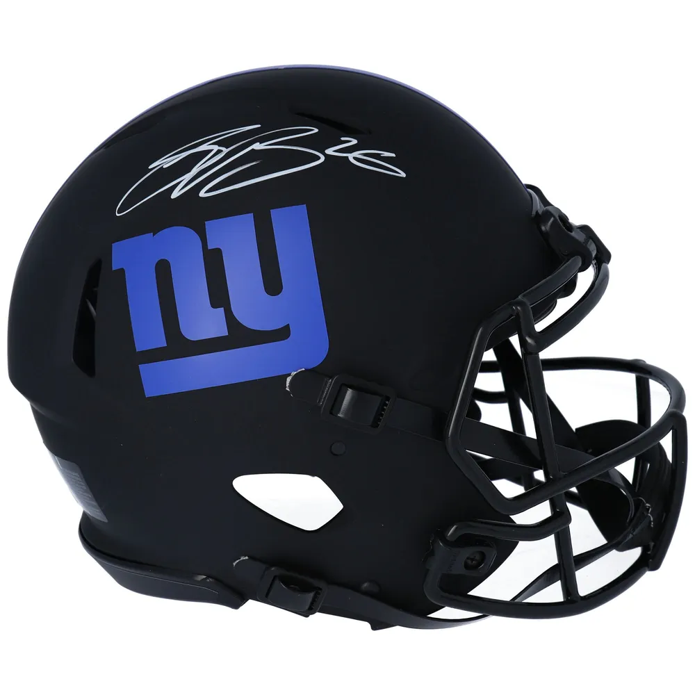 Saquon Barkley Autographed New York Giants Color Rush Speed Mini Helme –  Signature Sports Marketing