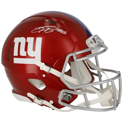 Saquon Barkley Autographed New York Giants Color Rush Speed Mini Helmet