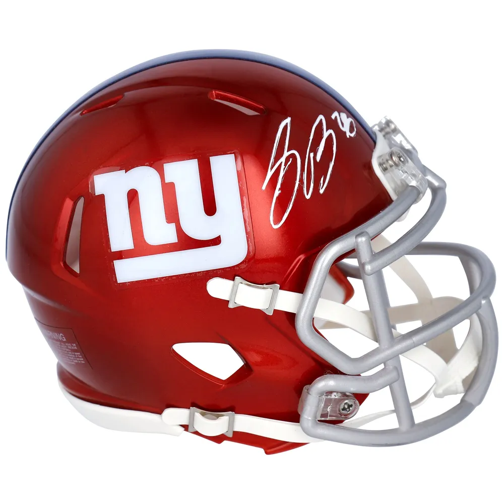Lids Saquon Barkley New York Giants Fanatics Authentic Autographed Riddell  Flash Speed Mini Helmet