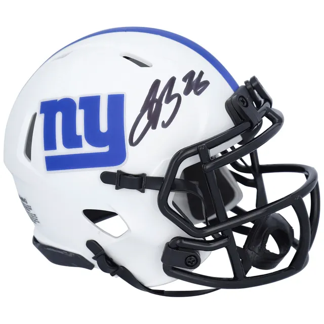 Lids Saquon Barkley New York Giants Fanatics Authentic Autographed Riddell  Authentic Pro Helmet