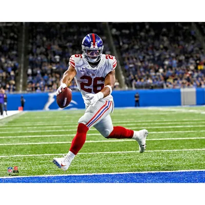 Saquon Barkley New York Giants Autographed 11 x 14 Reaching