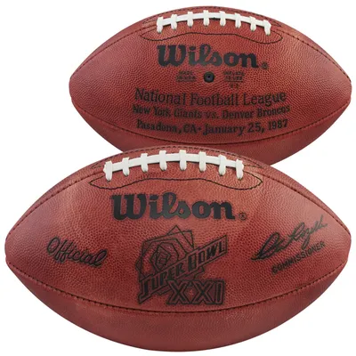 Super Bowl XXI Wilson Official Game Football