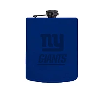 The Memory Company New York Giants Three-Pack 8oz. Leather Flask & 2oz. Shot Glass Set