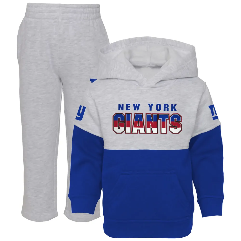 Men's Fanatics Branded Royal/Heathered Gray New York Giants T