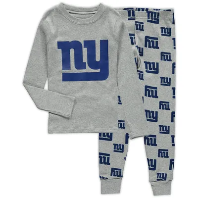 New York Giants Toddler Sleep Set - Heathered Gray
