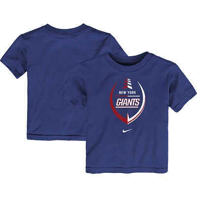 Toddler Nike Royal New York Giants Icon Wordmark - T-Shirt