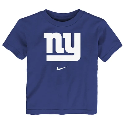 Toddler Nike Royal New York Giants Logo T-Shirt