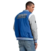 Veste unisexe à boutons-pression Fanatics Royal New York Giants Elements Elite