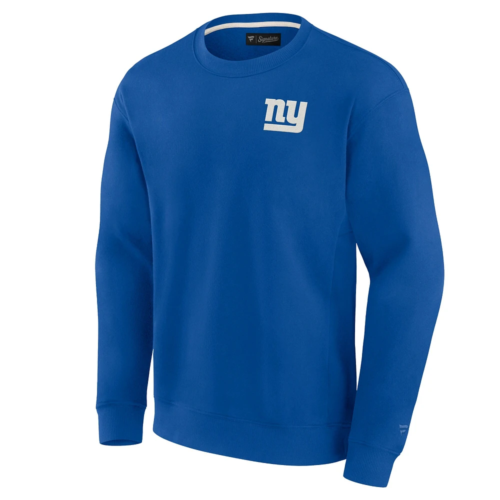 Sweat-shirt unisexe Fanatics Royal New York Giants Elements ultra doux