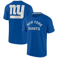 Unisex Fanatics Royal New York Giants Elements Super Soft Short Sleeve T-Shirt