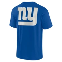 Unisex Fanatics Royal New York Giants Elements Super Soft Short Sleeve T-Shirt