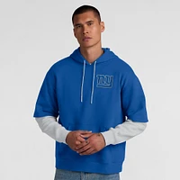 Unisex Fanatics  Royal New York Giants Sleek Elements Pullover Hoodie