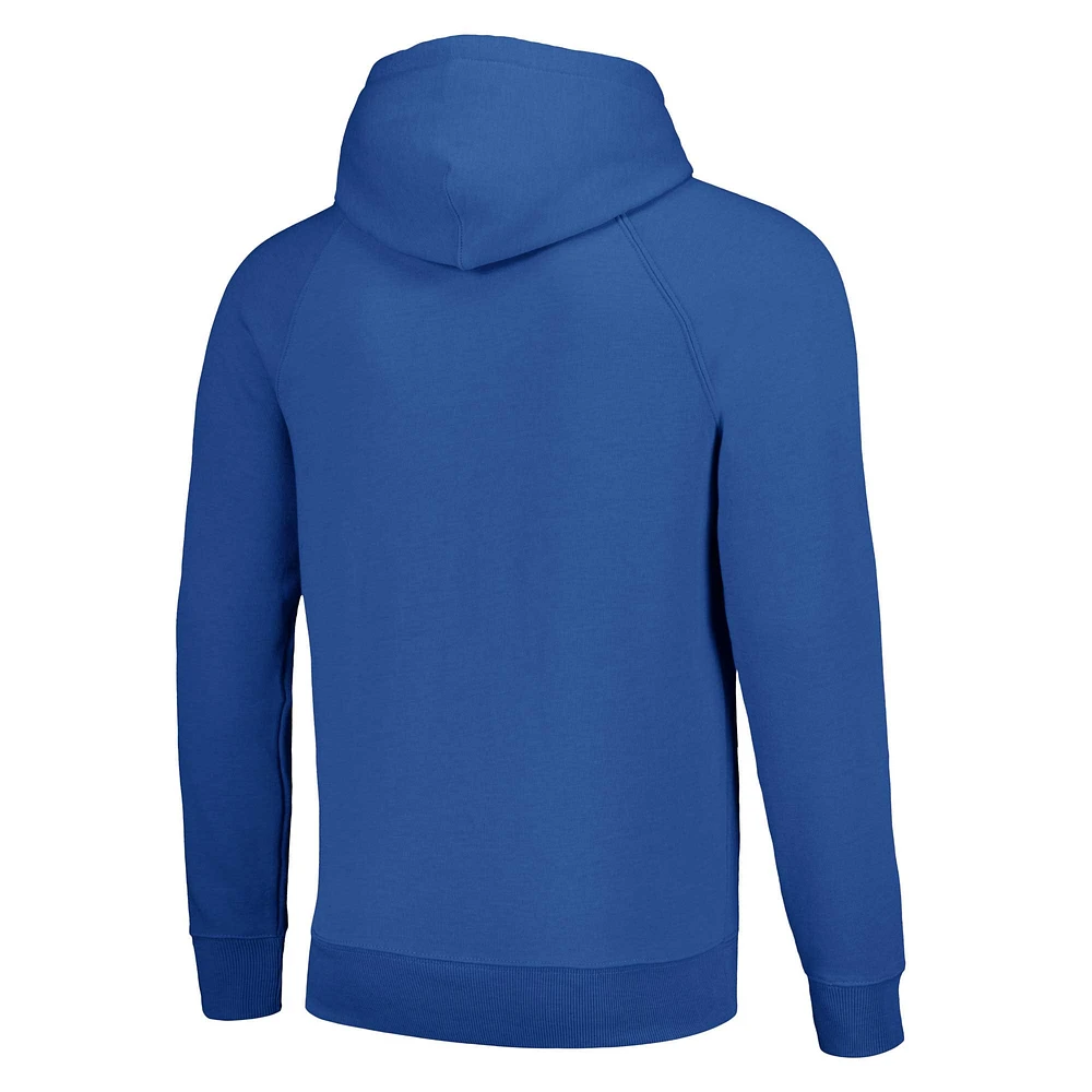 Sweat à capuche unisexe Hommage Royal New York Giants Hyperlocal Raglan