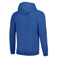 Sweat à capuche unisexe Hommage Royal New York Giants Hyperlocal Raglan