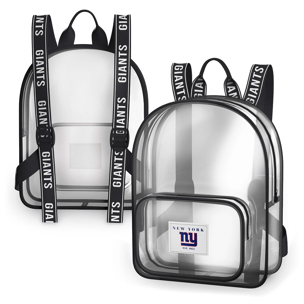 Sac à dos transparent pour stade des New York Giants WEAR by Erin Andrews