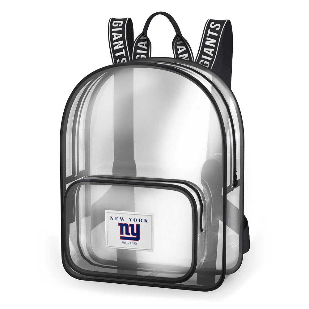 Sac à dos transparent pour stade des New York Giants WEAR by Erin Andrews