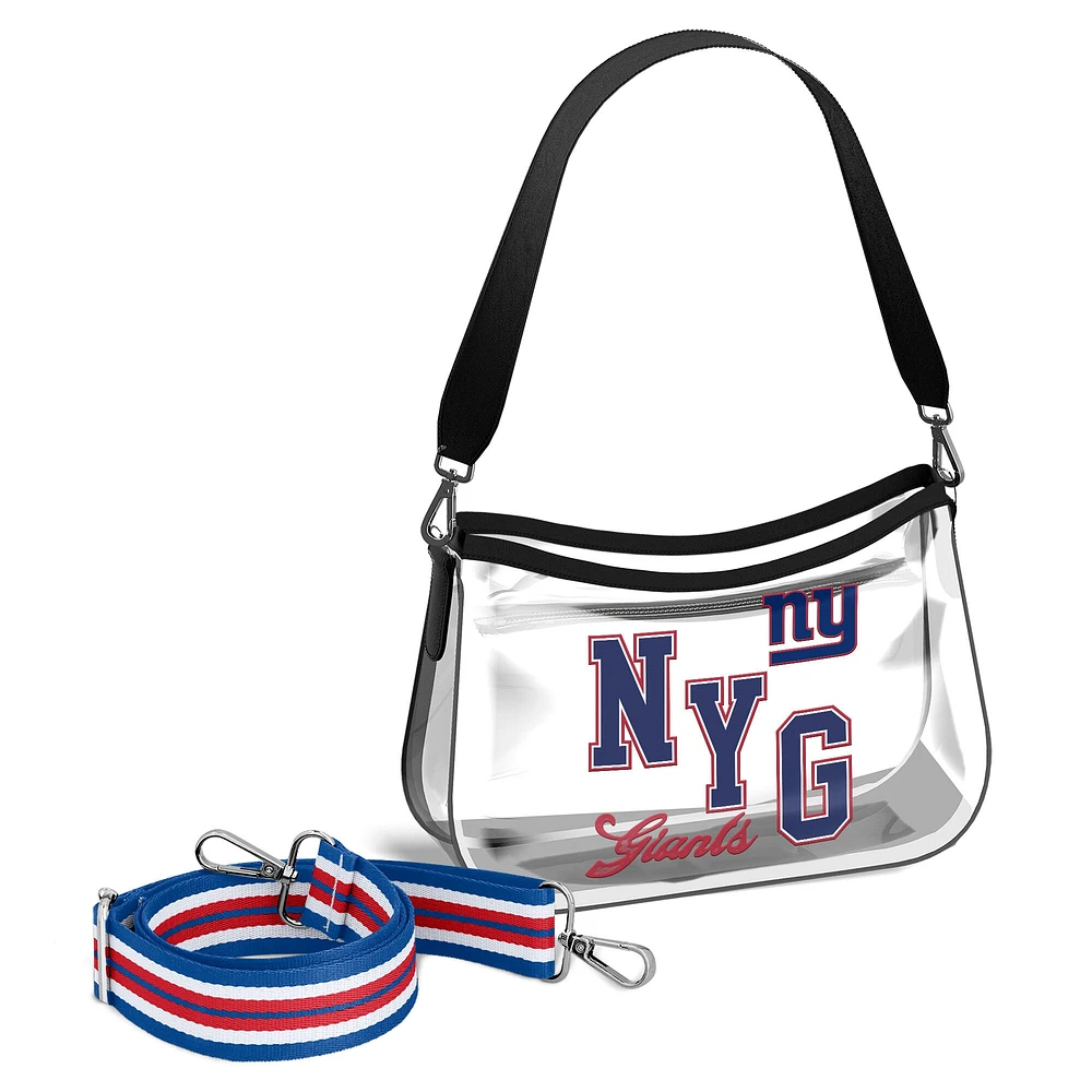 Mini-porte-monnaie transparent Stadium des New York Giants de WEAR by Erin Andrews