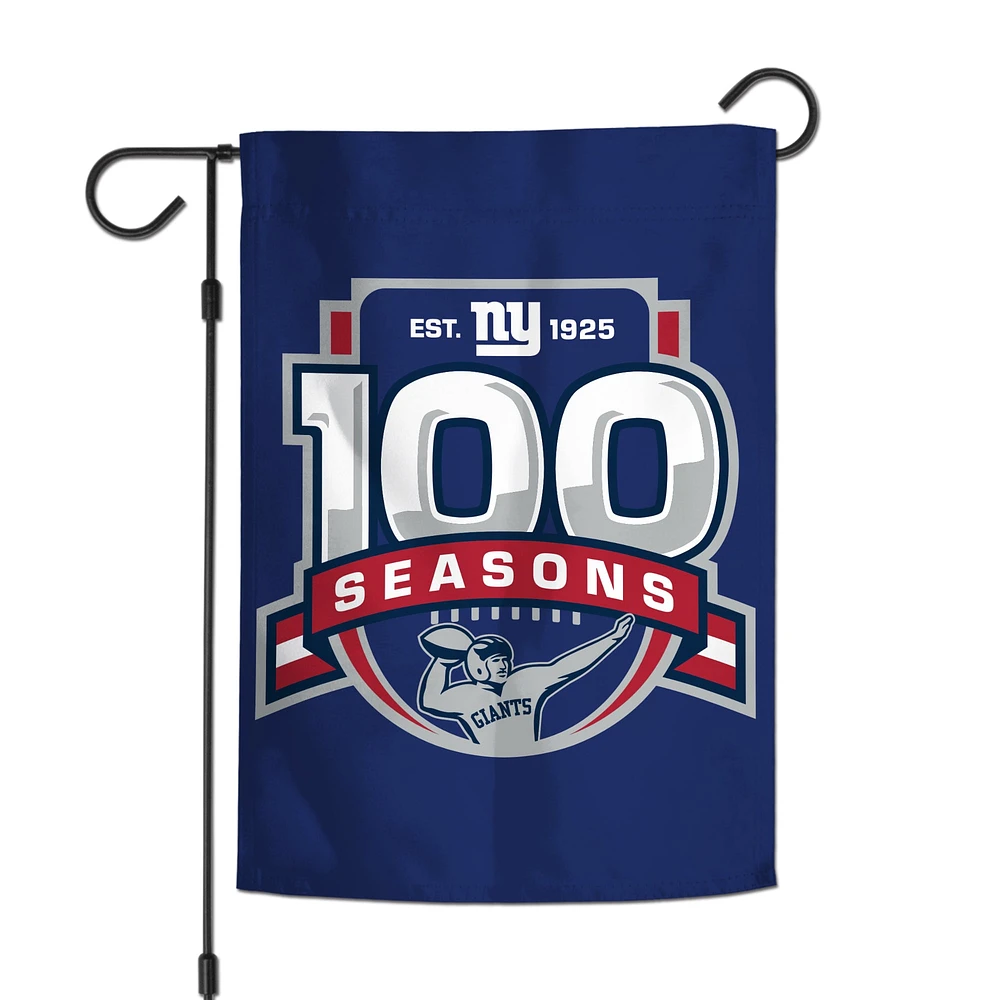 WinCraft New York Giants 100th Season 12" x 18" Two-Sided Garden Flag