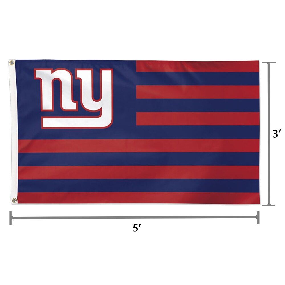 WinCraft New York Giants 3' x 5' Americana Stars & Stripes Deluxe Flag