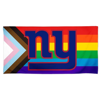 Serviette de plage WinCraft New York Giants 30'' x 60'' Pride Spectra