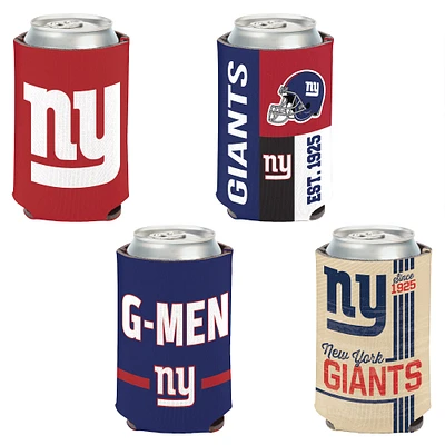 WinCraft New York Giants 4-Pack 12oz. Can Cooler Set