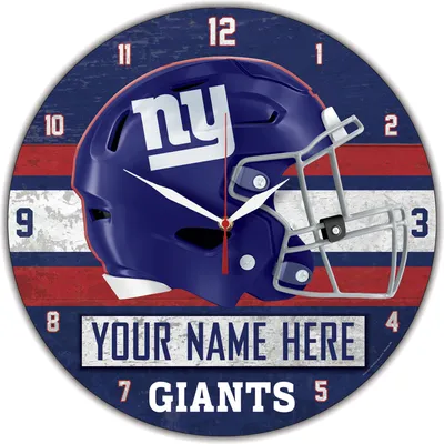 New York Giants WinCraft Personalized 14'' Round Wall Clock