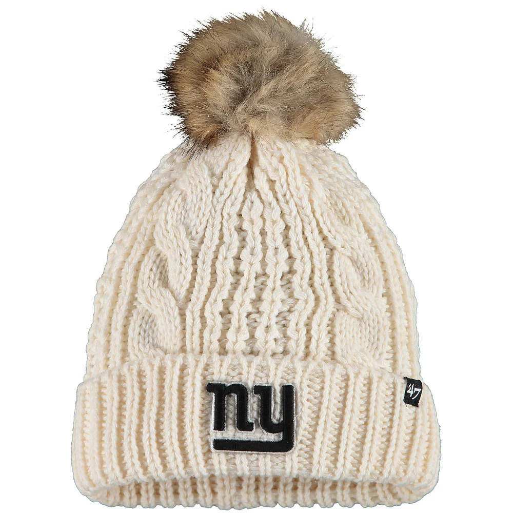 Lids New York Giants '47 Women's Meeko Cuffed Knit Hat - Cream