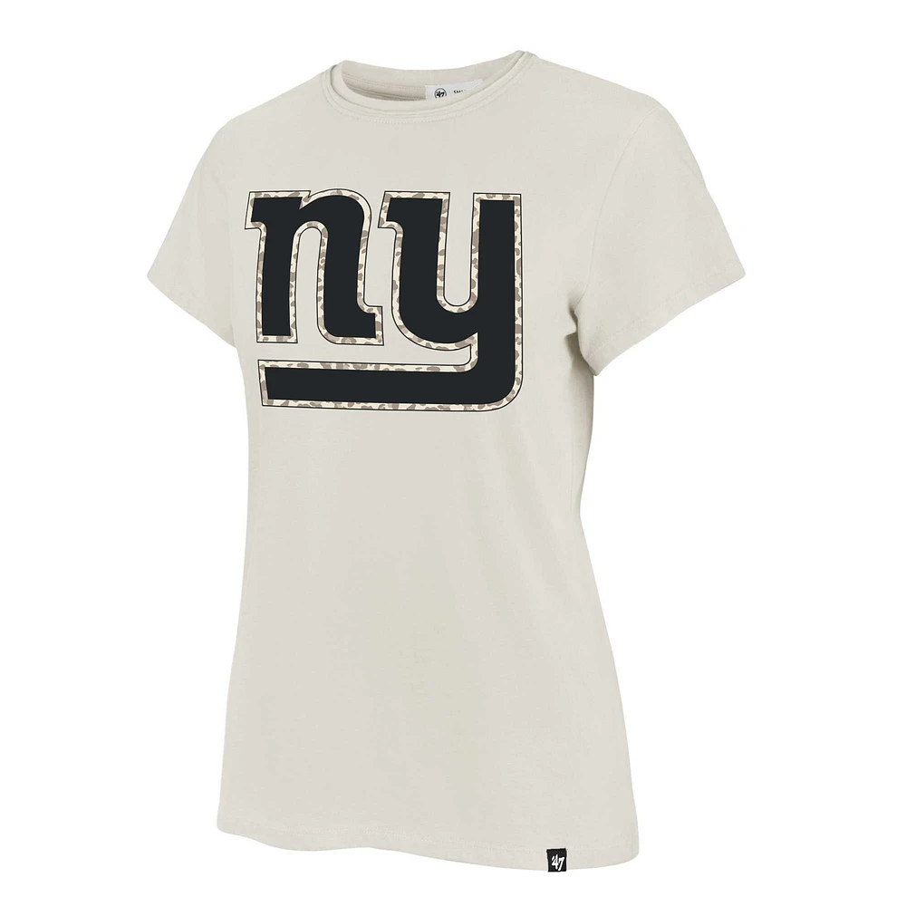 T-shirt Panthera Frankie des Giants de New York '47 pour femmes, crème