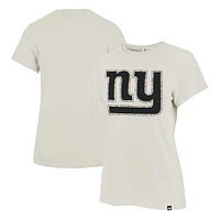 T-shirt Panthera Frankie des Giants de New York '47 pour femmes, crème