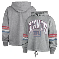 Sweat à capuche '47 Heather Grey New York Giants Upland Bennett pour femmes