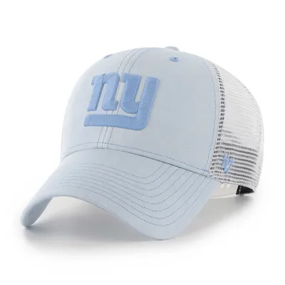 Lids New England Patriots '47 Women's Haze Clean Up Trucker Snapback Hat -  Light Blue/White