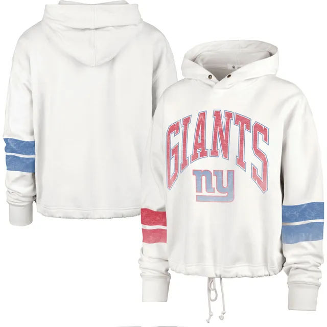 Women's Antigua Royal New York Giants Full-Zip Victory Hoodie