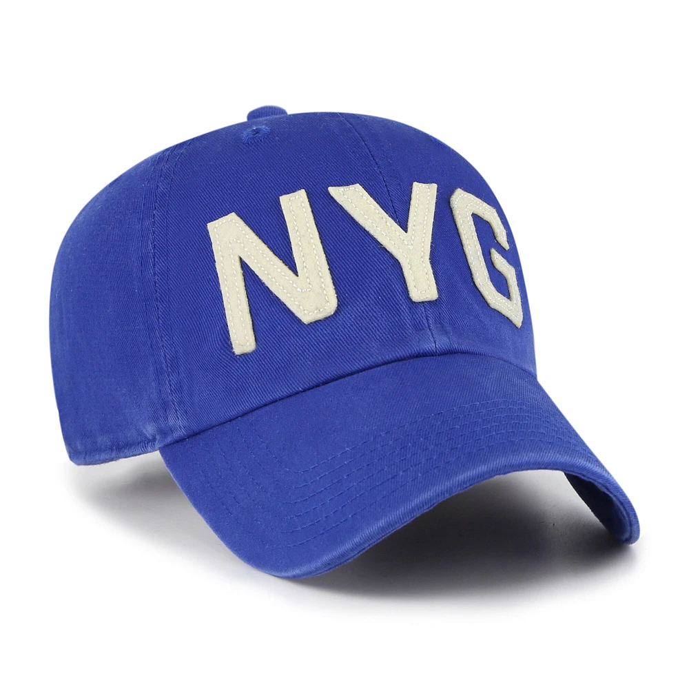 Casquette réglable '47 Royal New York Giants Finley Clean Up pour femme
