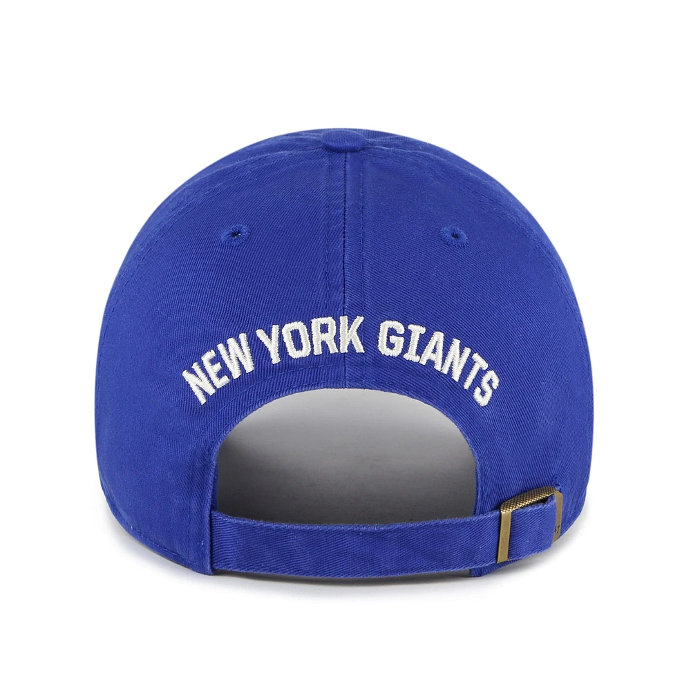 Casquette réglable '47 Royal New York Giants Finley Clean Up pour femme