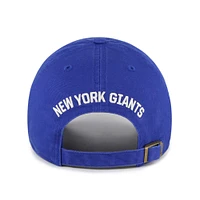 Casquette réglable '47 Royal New York Giants Finley Clean Up pour femme